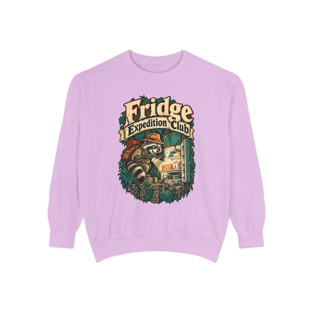 Fridge Expedition Club — Garment-Dyed Crewneck