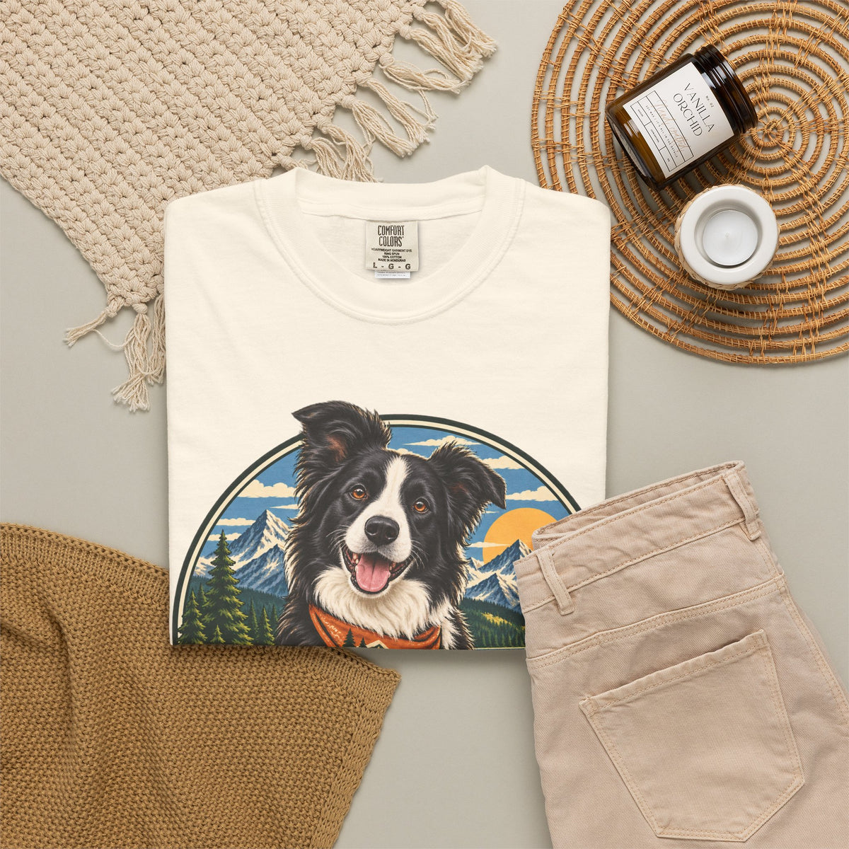 Adventure Buddy — Custom Pet Portrait Premium Tee