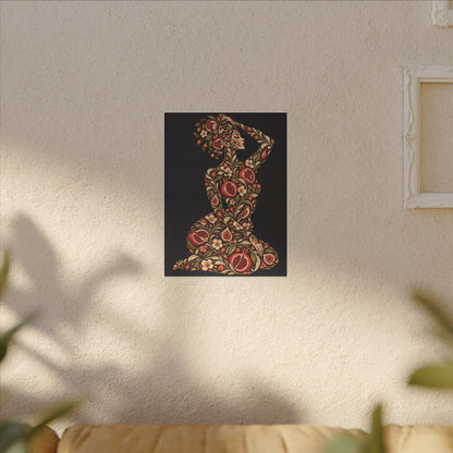 Wild Orchard Reverie — Matte Stretched Canvas