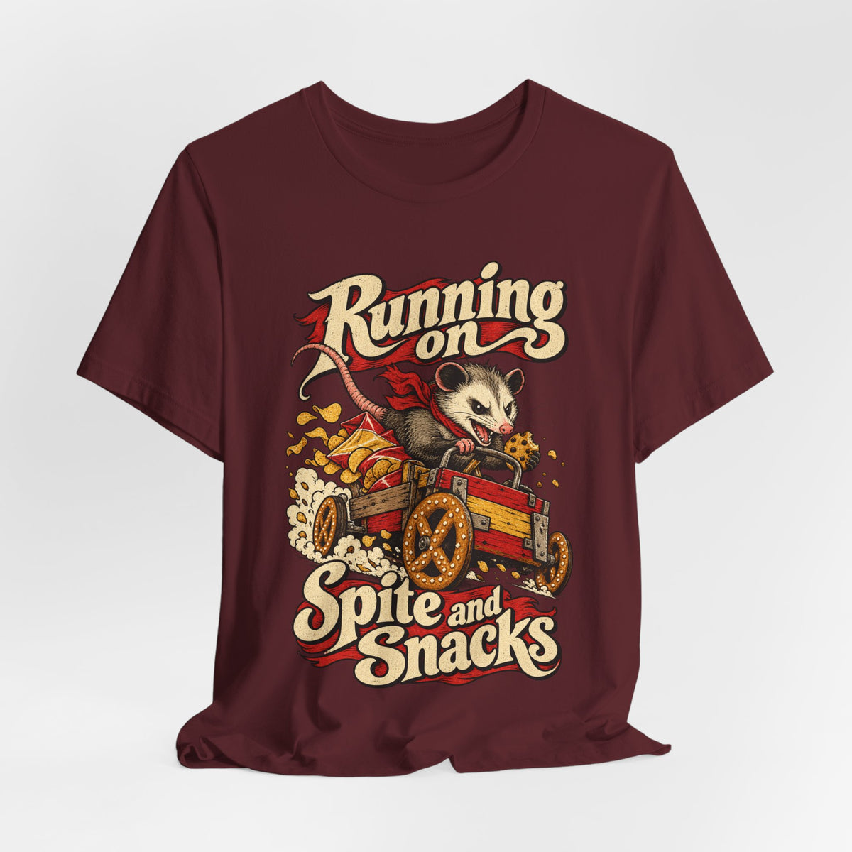 Running on Spite and Snacks — Unisex Tee