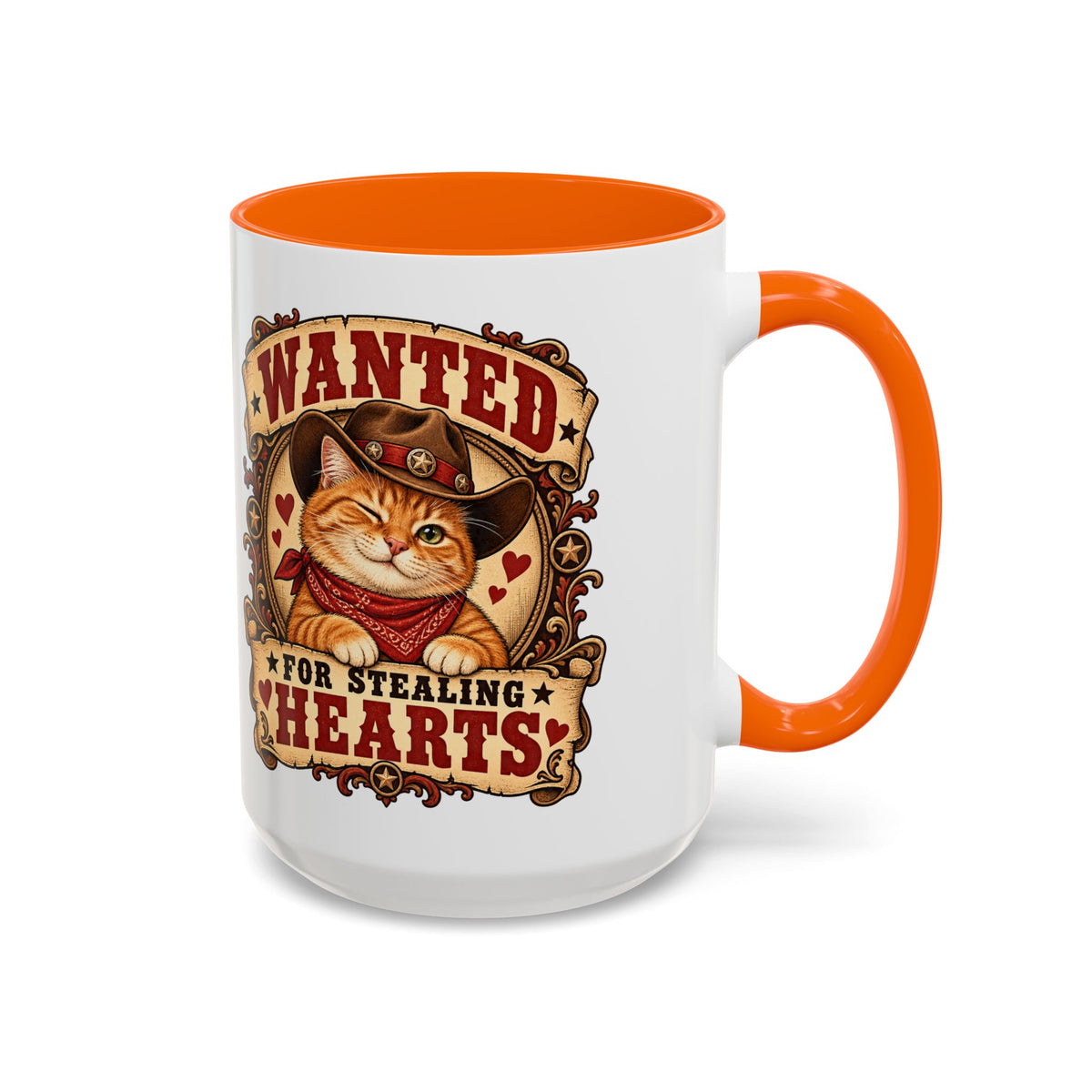 Heart Thief — Custom Pet Portrait Accent Mug