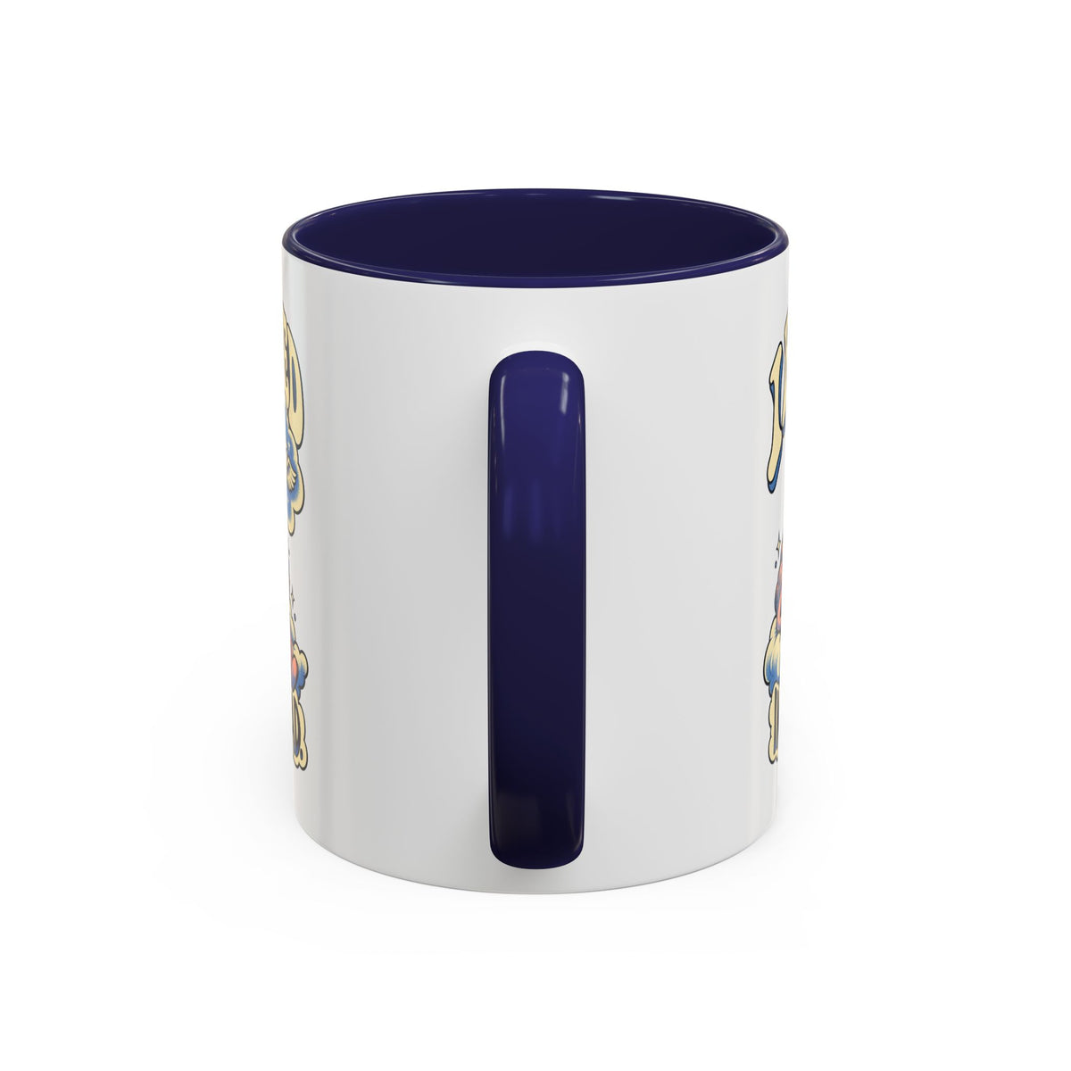 I Replied in My Head — Accent Mug