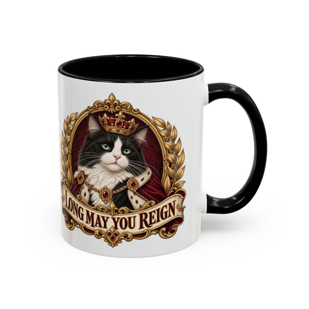 Royal Pet — Custom Pet Portrait Accent Mug