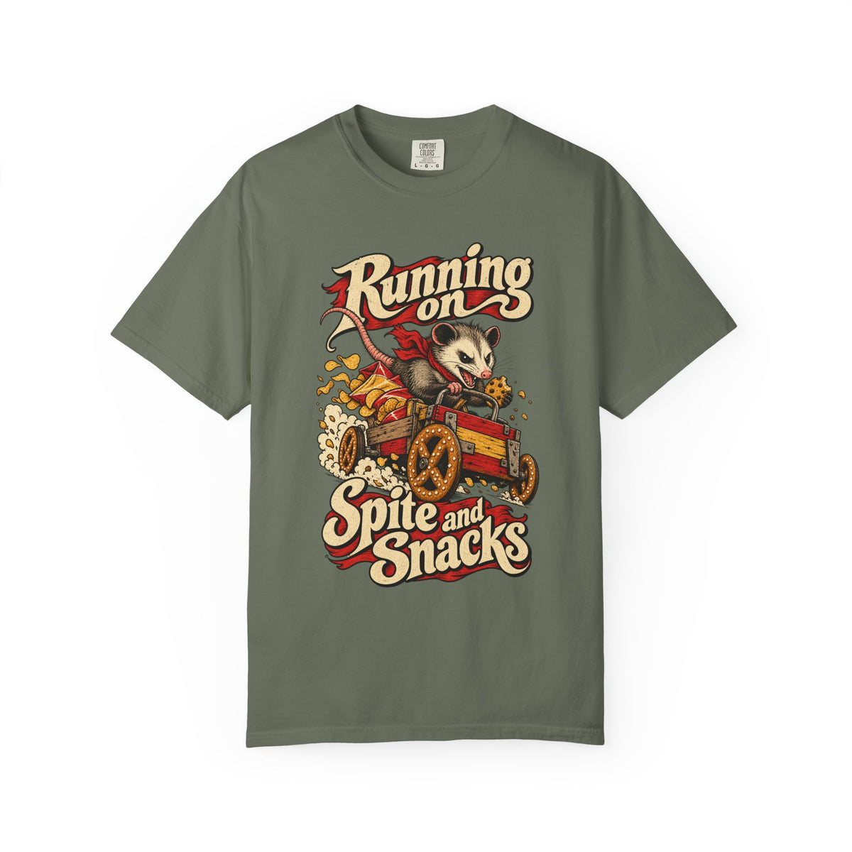 Running on Spite and Snacks — Garment-Dyed Tee