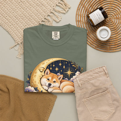 Love You to the Moon — Custom Pet Portrait Premium Tee