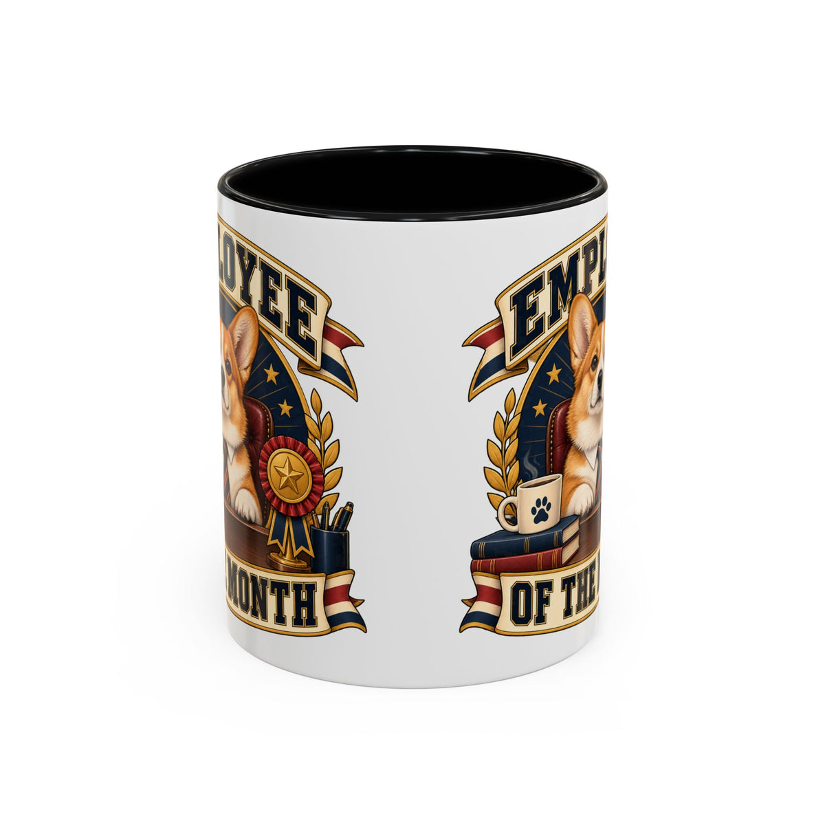 Employee of the Month — Custom Pet Portrait Accent Mug