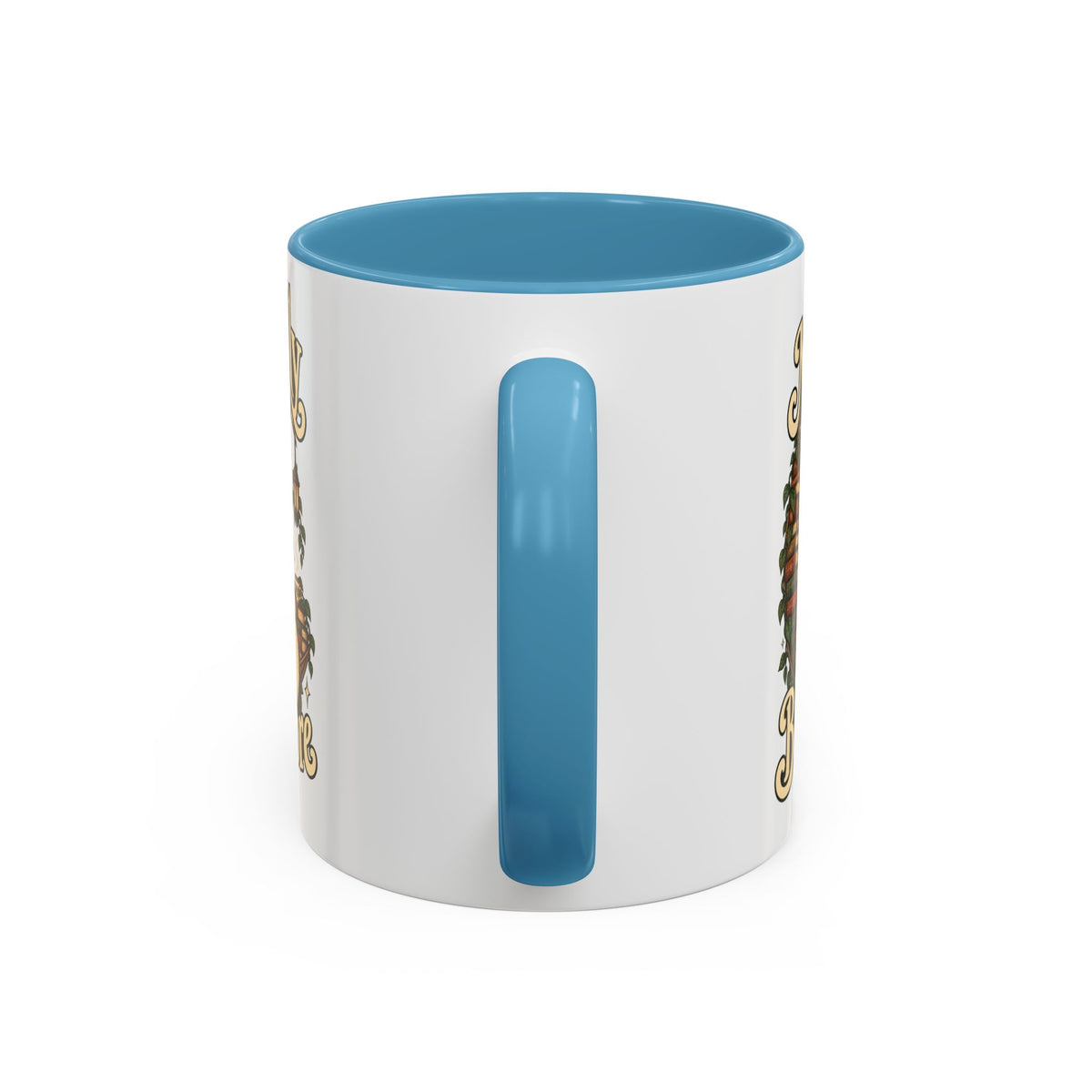 Mentally at the Bookstore — Accent Mug