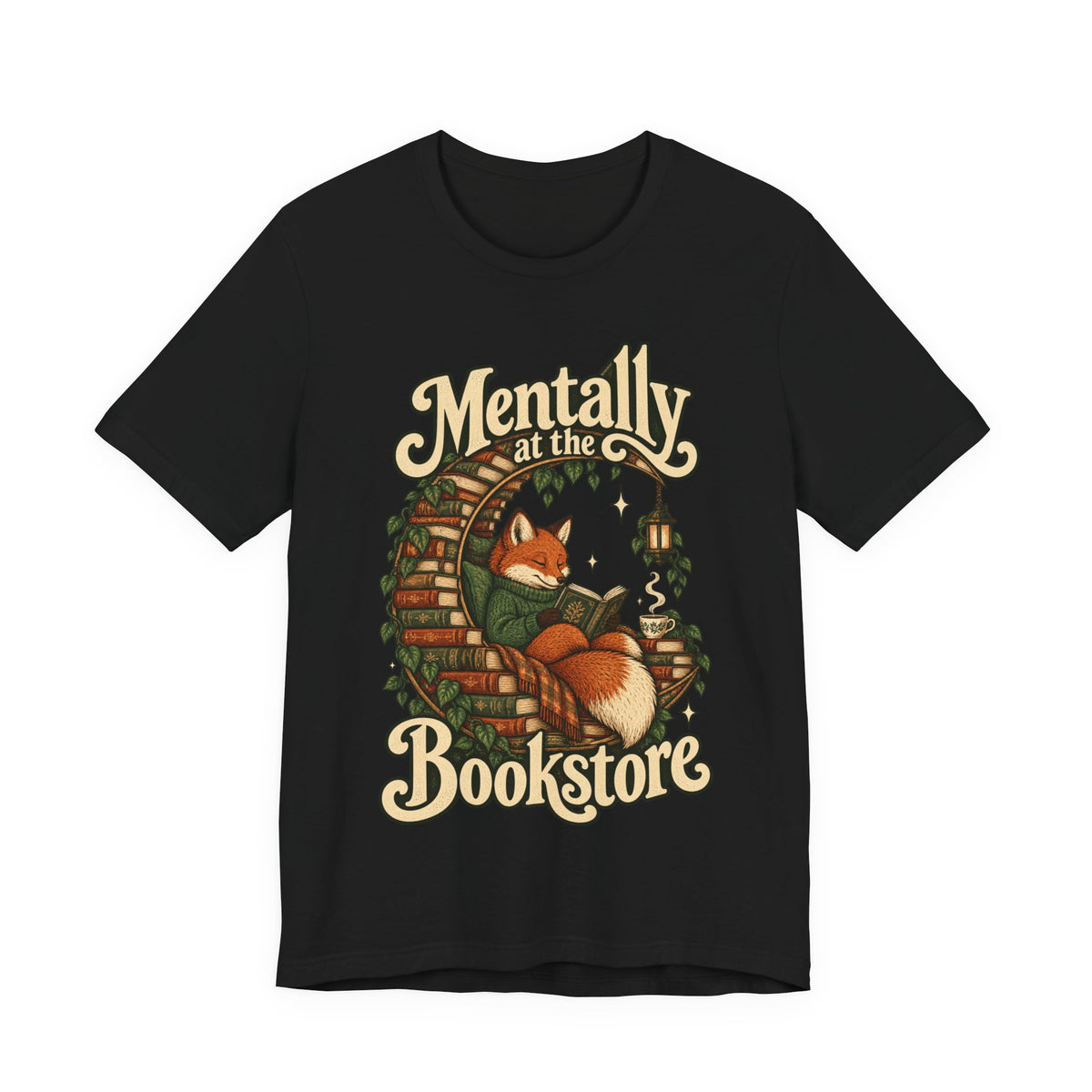 Mentally at the Bookstore — Unisex Tee