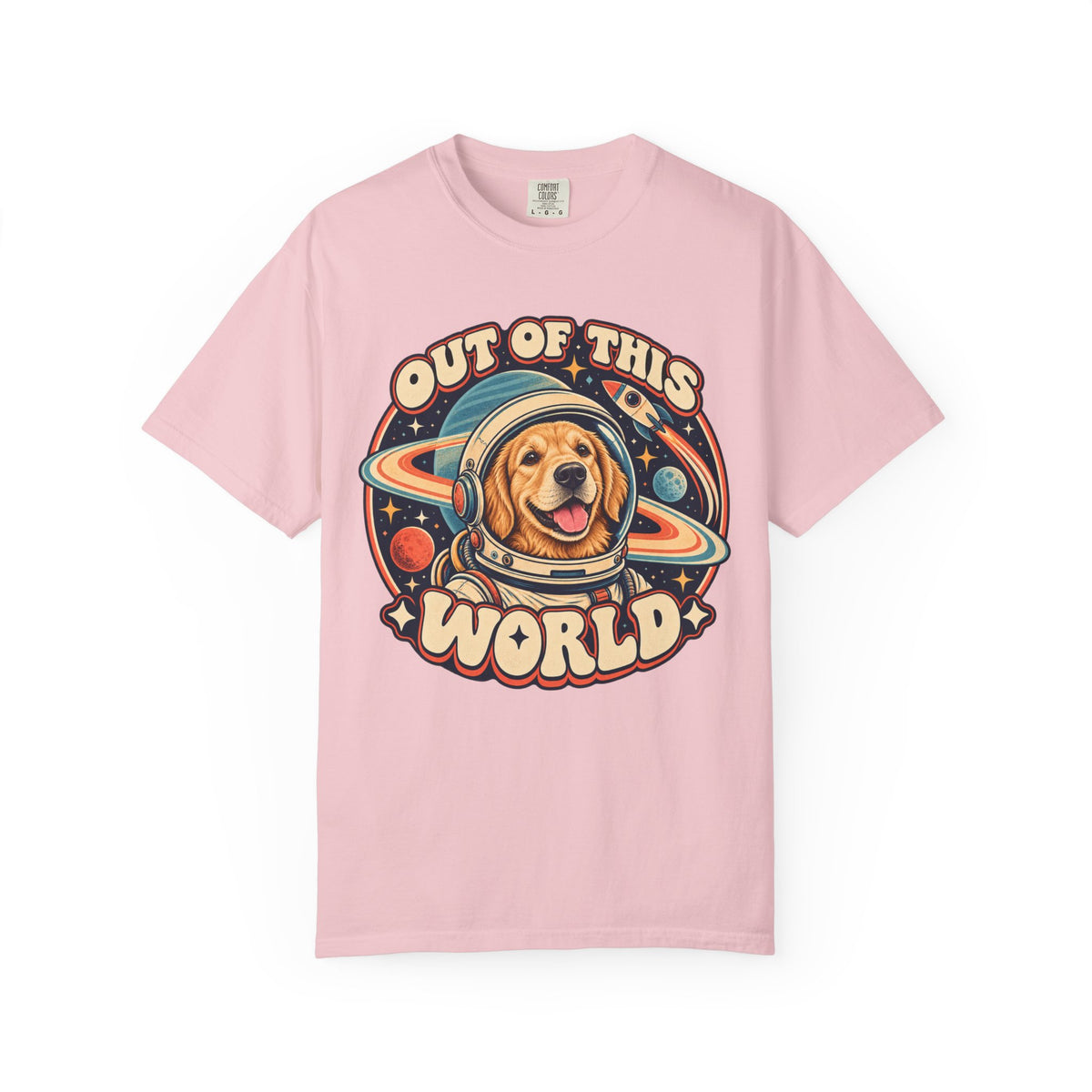 Space Cadet — Custom Pet Portrait Premium Tee