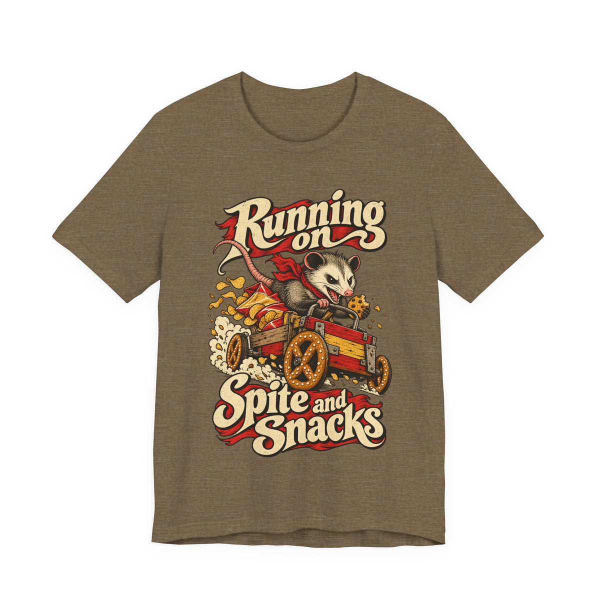 Running on Spite and Snacks — Unisex Tee