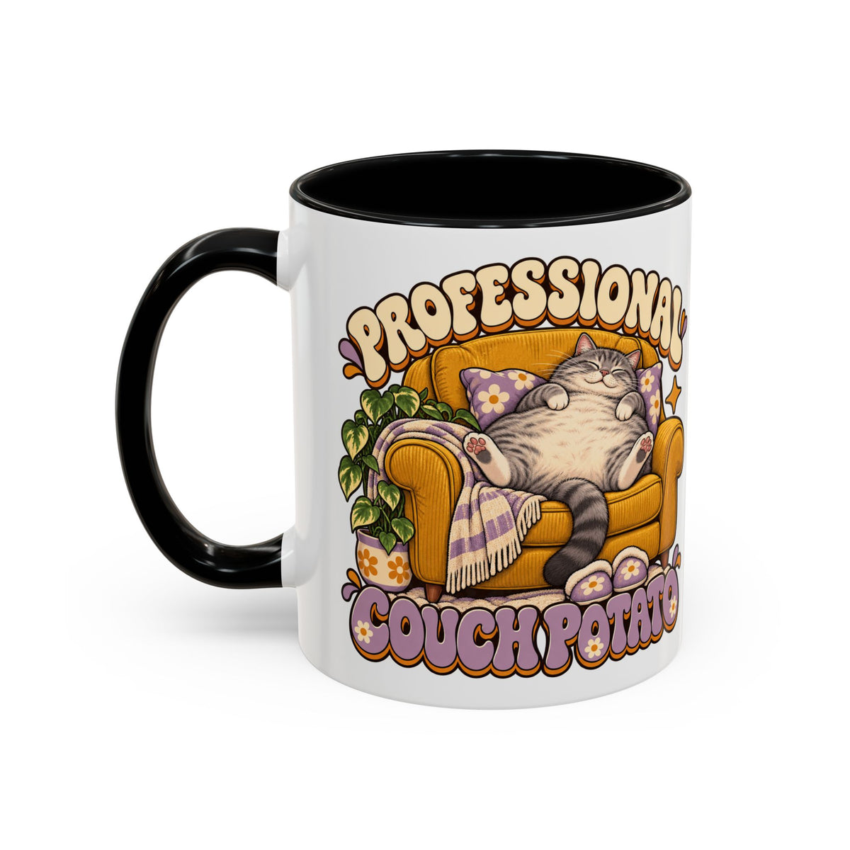 Couch Potato — Custom Pet Portrait Accent Mug