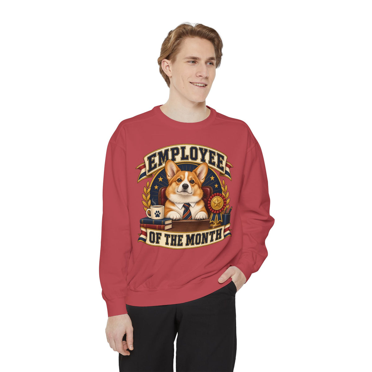 Employee of the Month — Custom Pet Portrait Crewneck