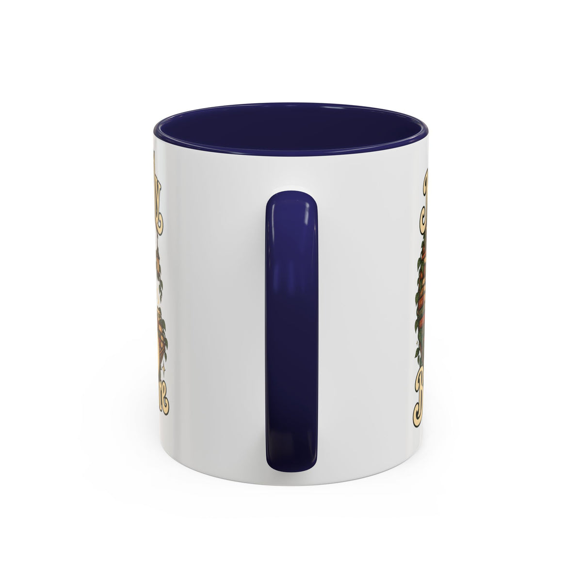 Mentally at the Bookstore — Accent Mug
