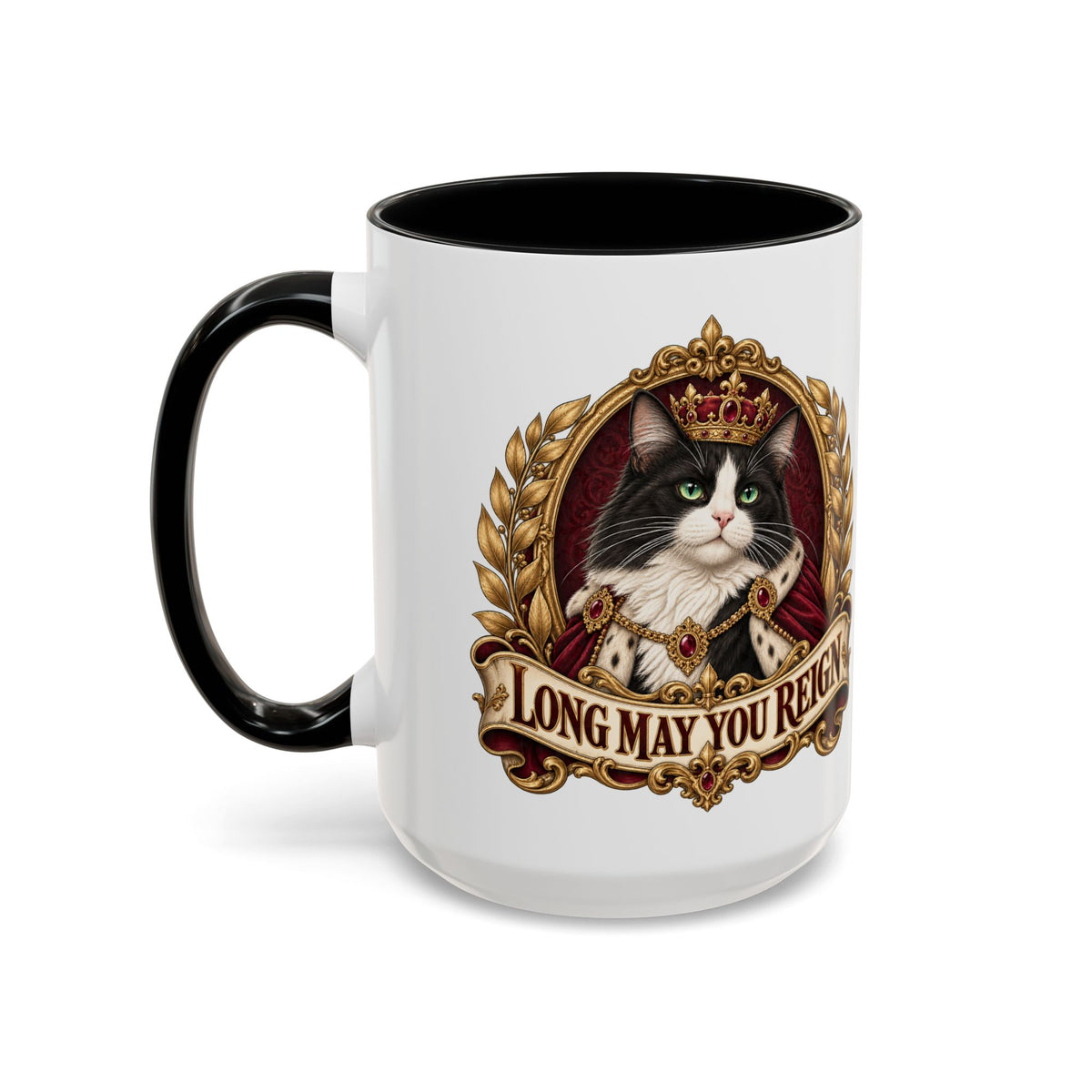 Royal Pet — Custom Pet Portrait Accent Mug