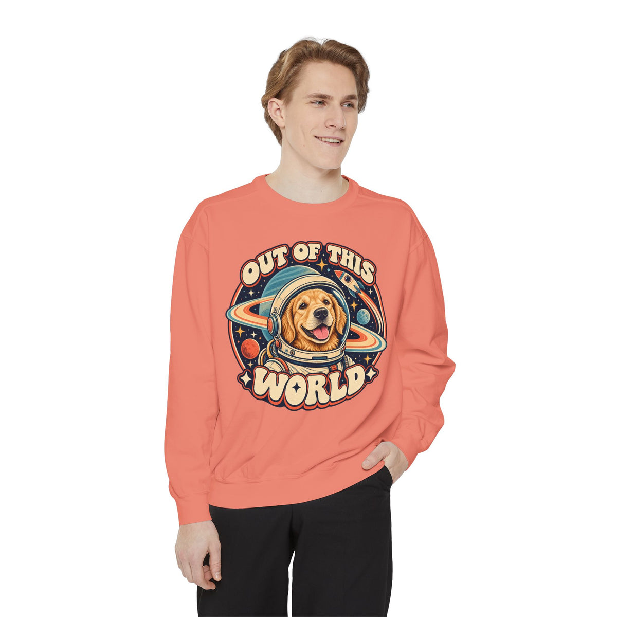 Space Cadet — Custom Pet Portrait Crewneck