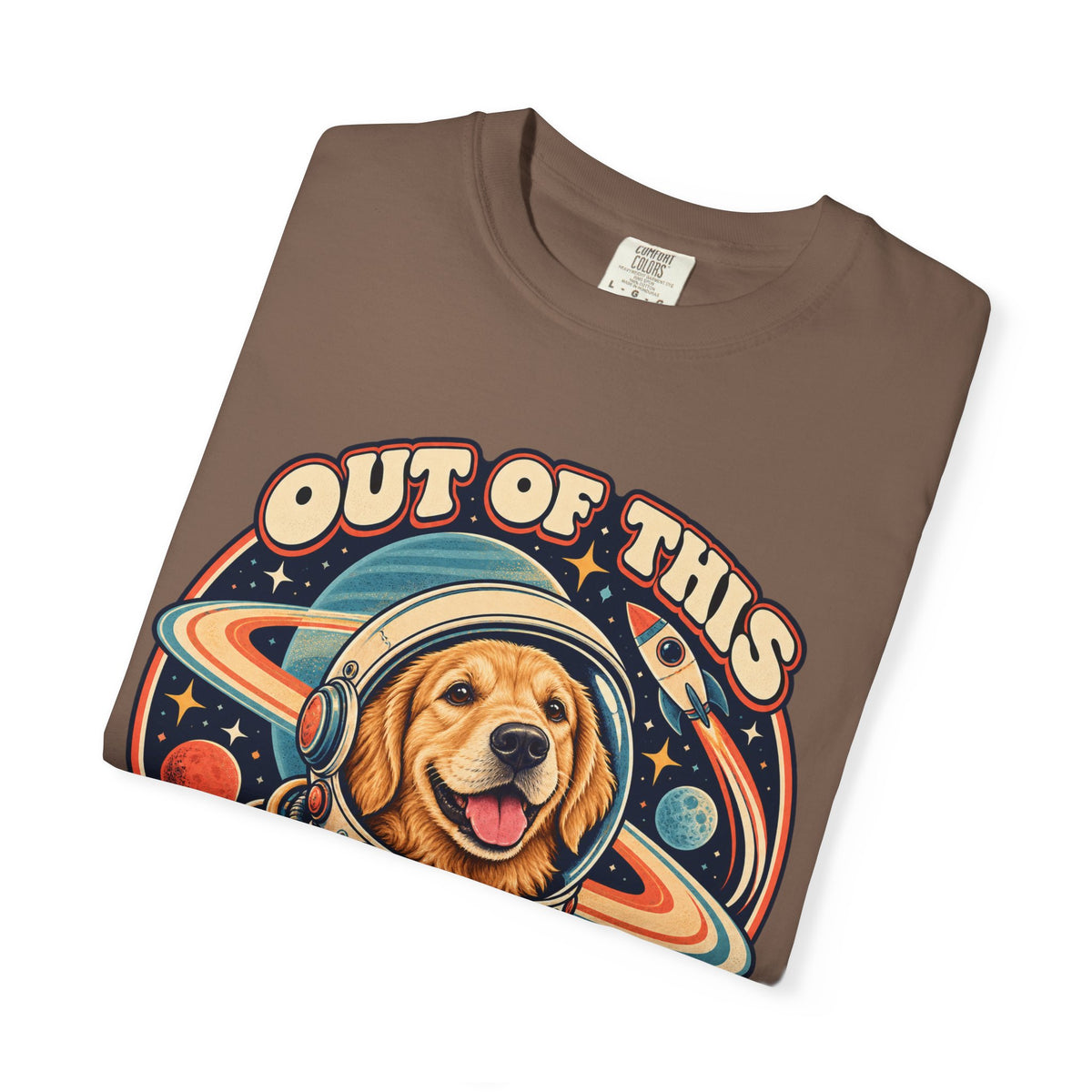 Space Cadet — Custom Pet Portrait Premium Tee