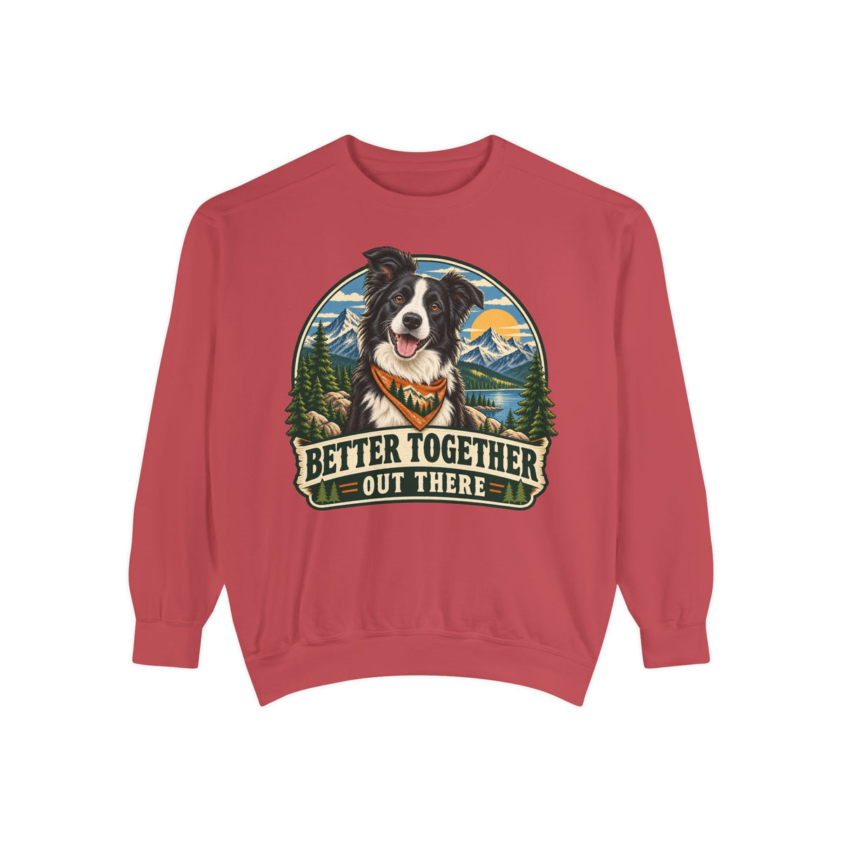 Adventure Buddy — Custom Pet Portrait Crewneck