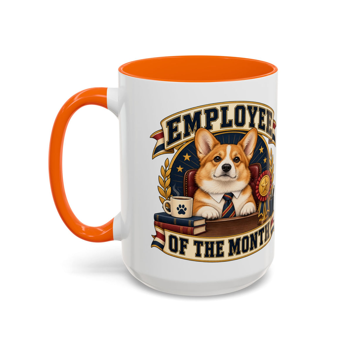 Employee of the Month — Custom Pet Portrait Accent Mug