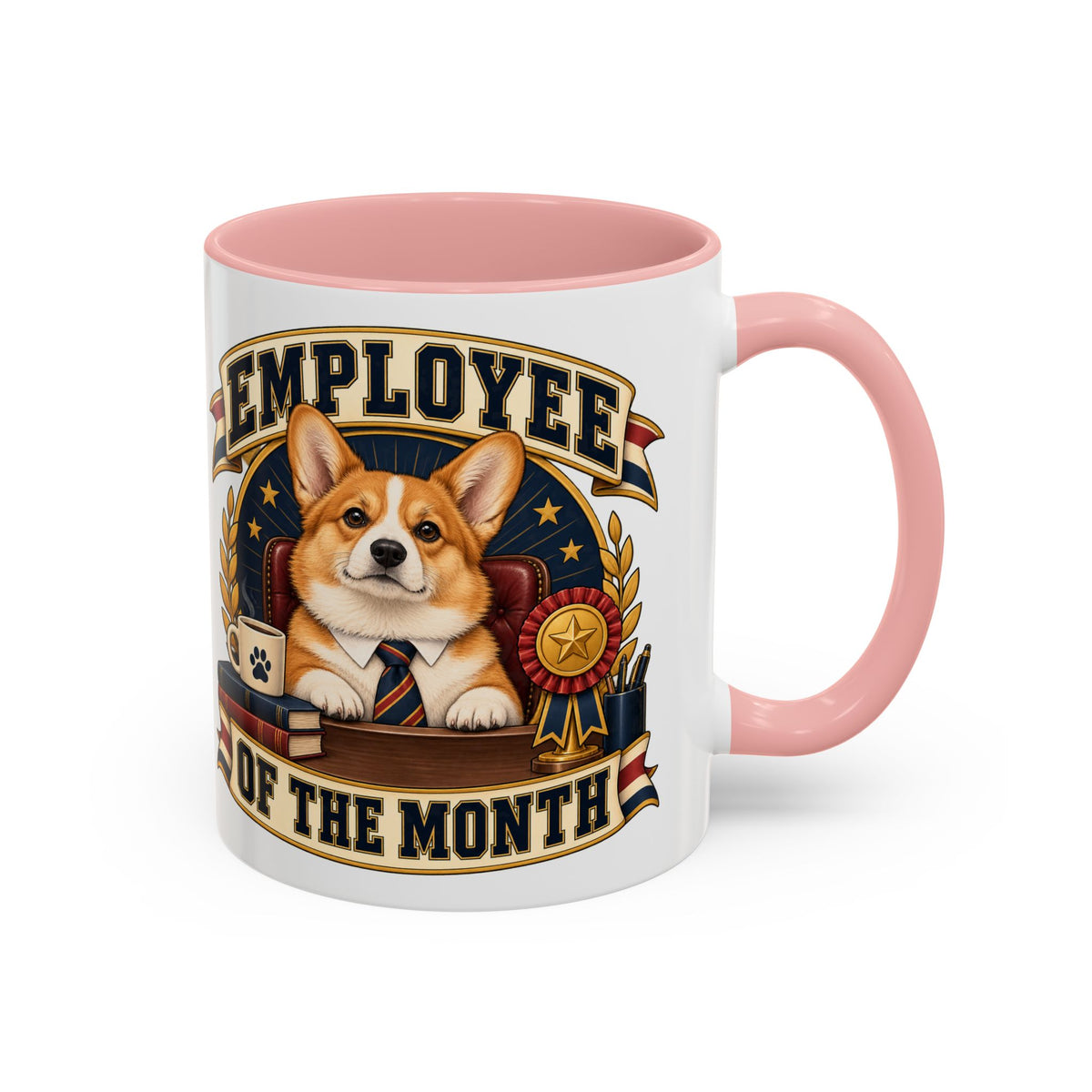 Employee of the Month — Custom Pet Portrait Accent Mug