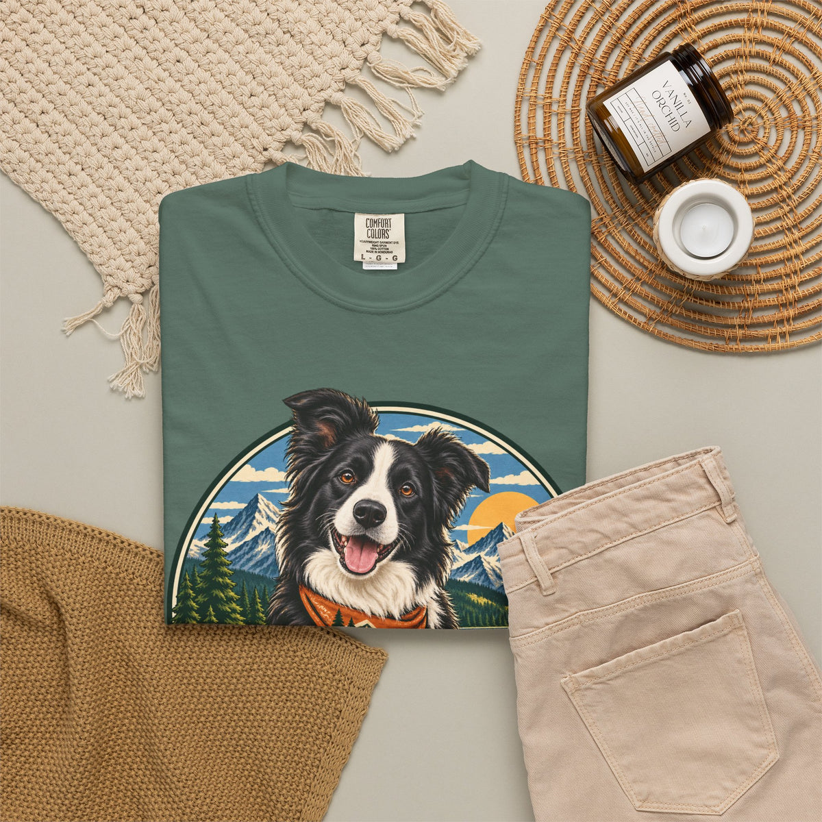 Adventure Buddy — Custom Pet Portrait Premium Tee