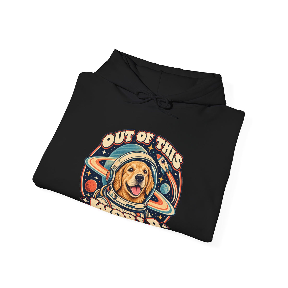Space Cadet — Custom Pet Portrait Hoodie