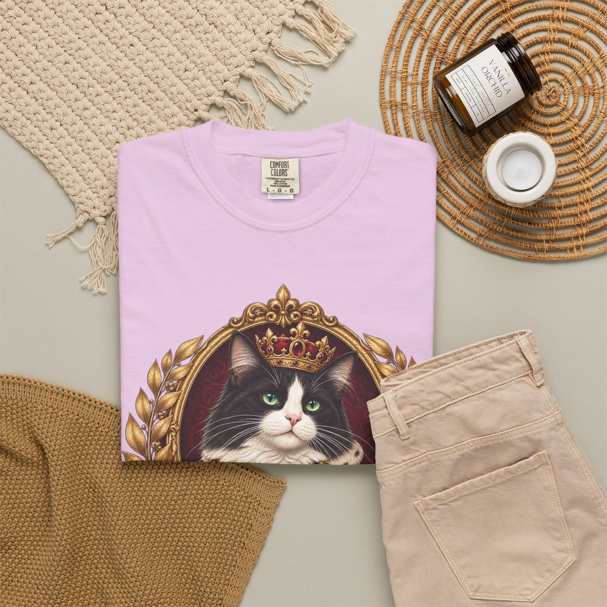 Royal Pet — Custom Pet Portrait Premium Tee
