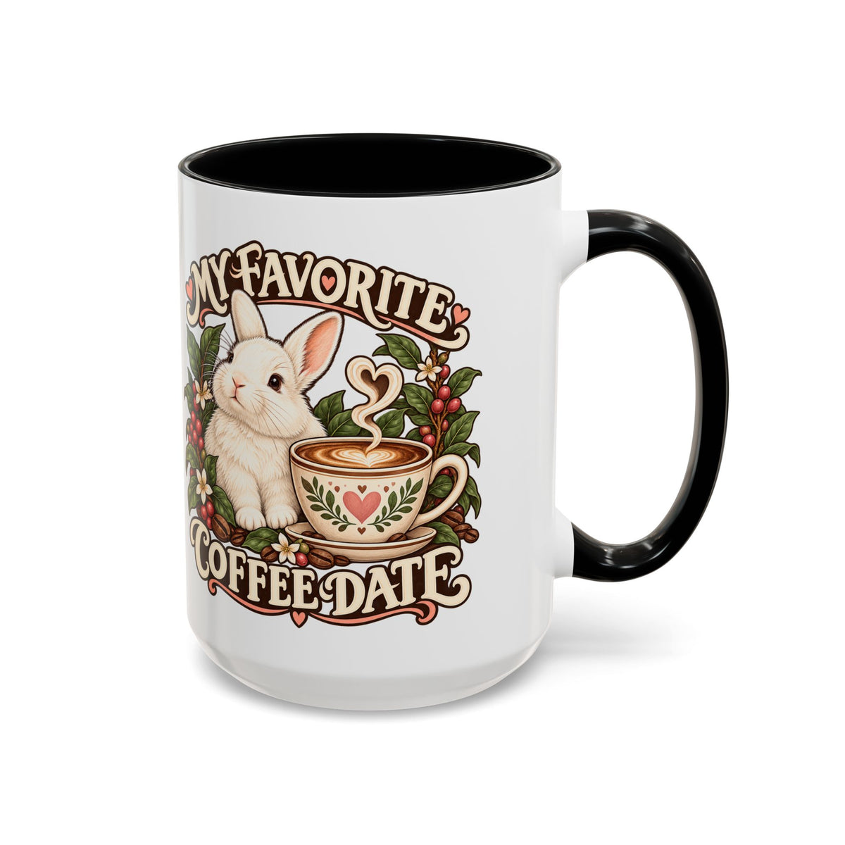 Coffee Companion — Custom Pet Portrait Accent Mug