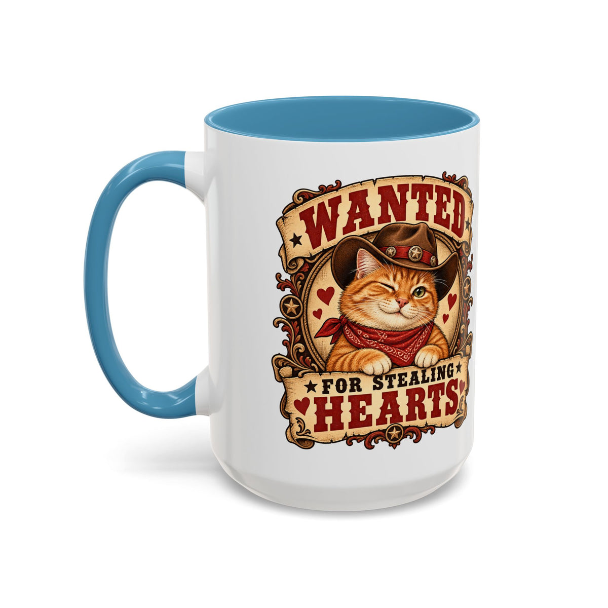Heart Thief — Custom Pet Portrait Accent Mug