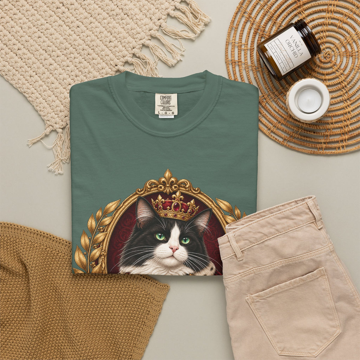 Royal Pet — Custom Pet Portrait Premium Tee