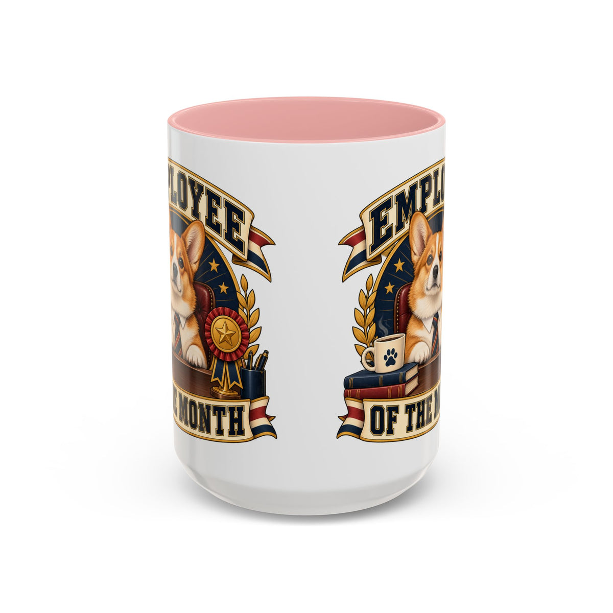 Employee of the Month — Custom Pet Portrait Accent Mug