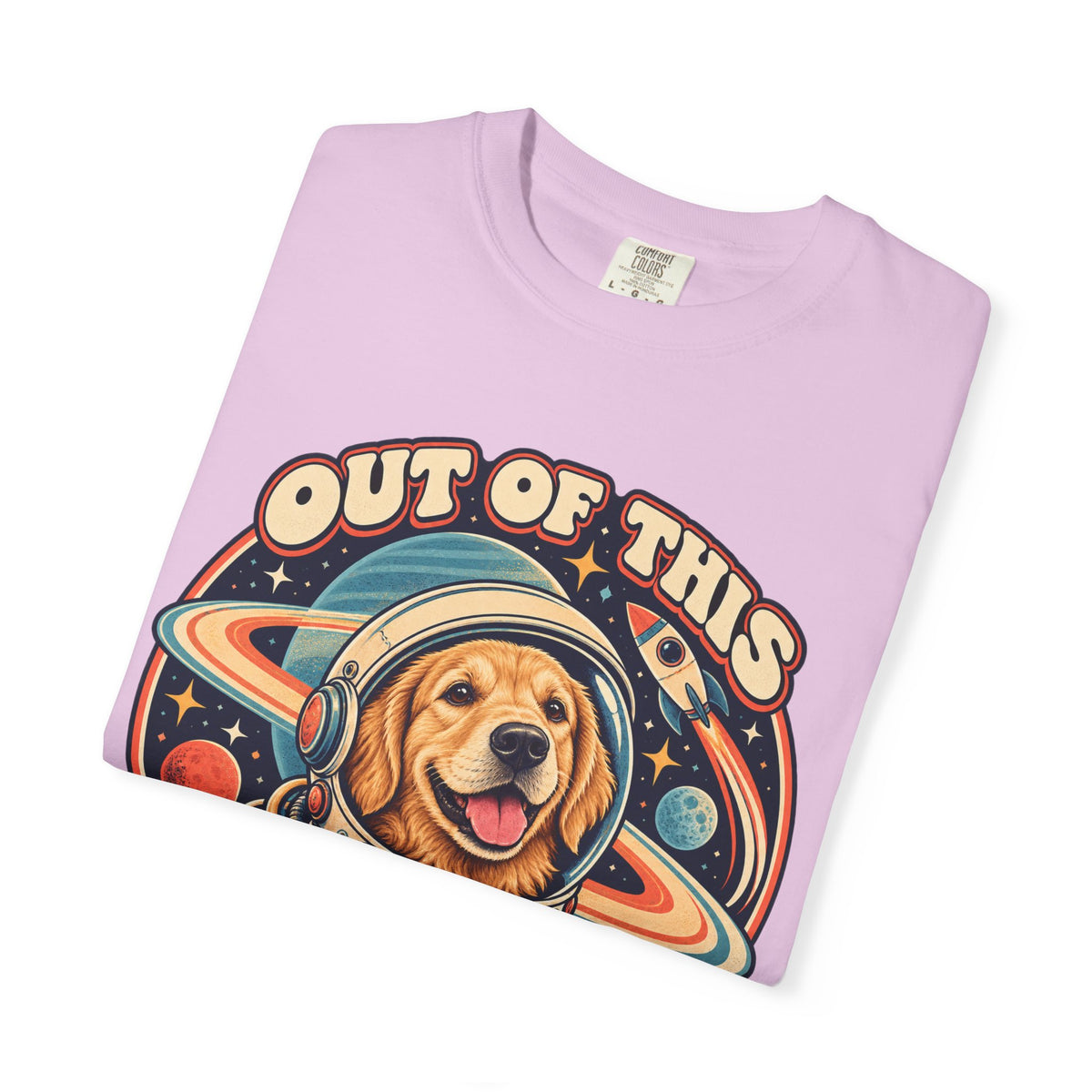 Space Cadet — Custom Pet Portrait Premium Tee