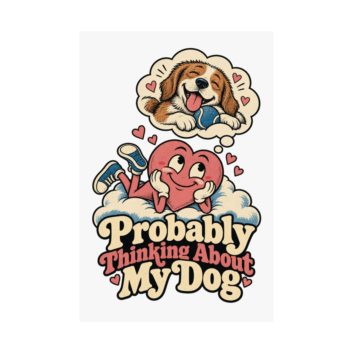 Your Pet, Your Matte Art Print — Custom Illustrated Pet Portrait