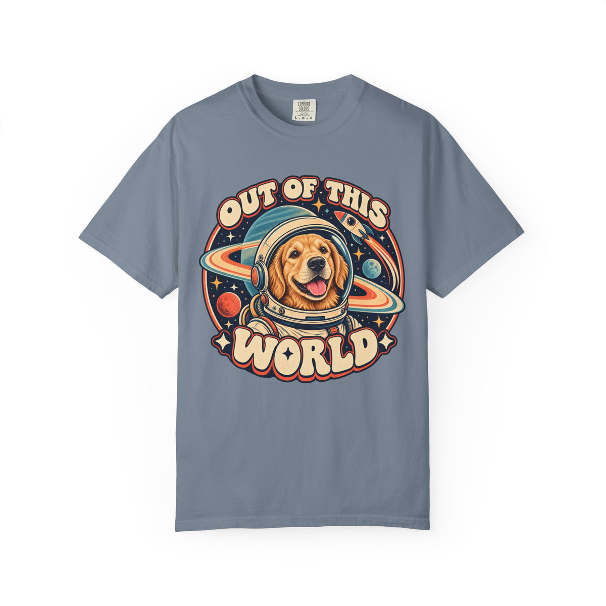 Space Cadet — Custom Pet Portrait Premium Tee