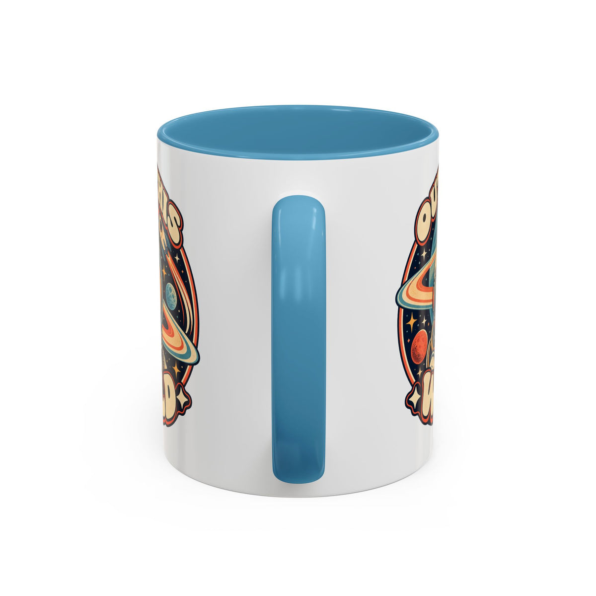 Space Cadet — Custom Pet Portrait Accent Mug