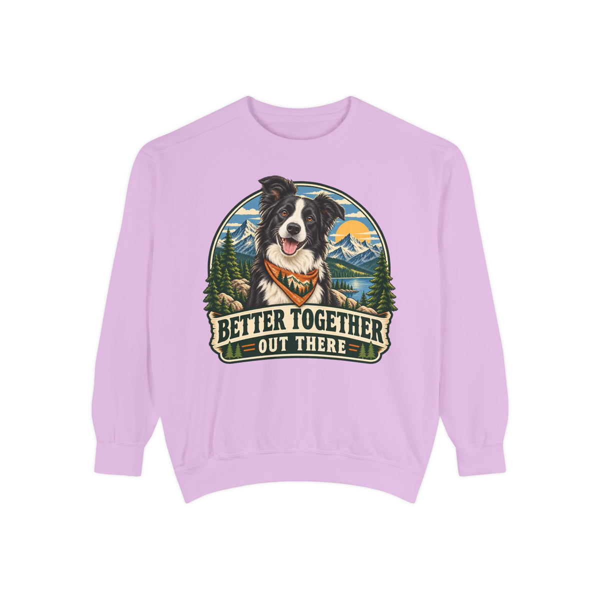 Adventure Buddy — Custom Pet Portrait Crewneck