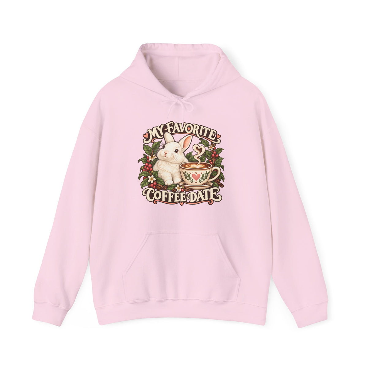 Coffee Companion — Custom Pet Portrait Hoodie