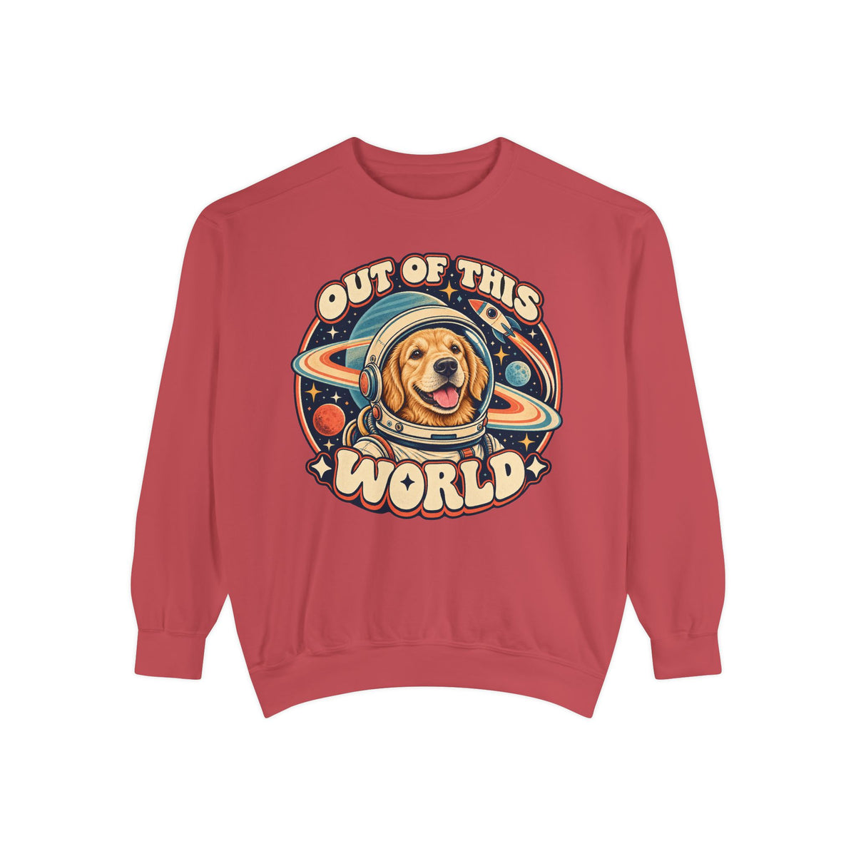 Space Cadet — Custom Pet Portrait Crewneck