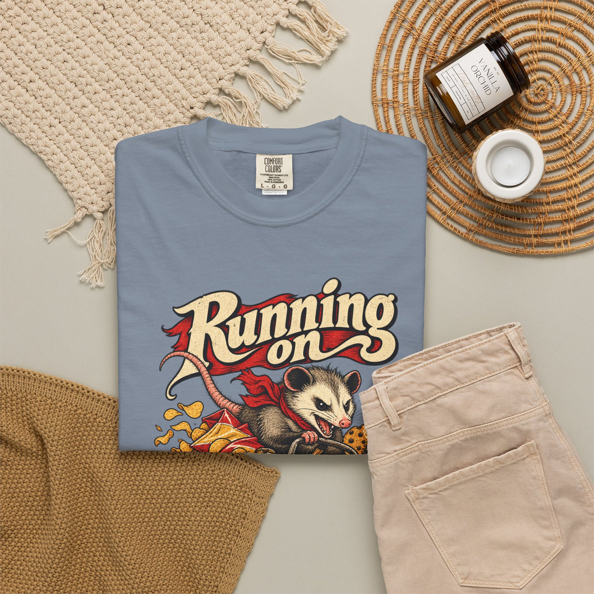 Running on Spite and Snacks — Garment-Dyed Tee