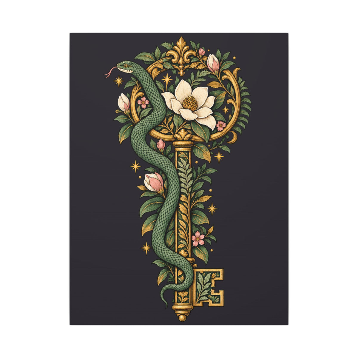 Magnolia Key — Matte Stretched Canvas