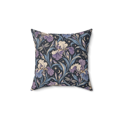 Iris Nocturne Pattern — Accent Pillow