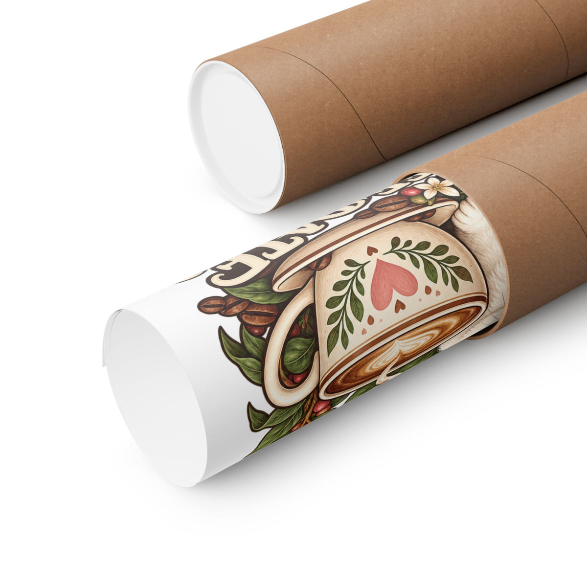 Coffee Companion — Custom Pet Portrait Matte Art Print