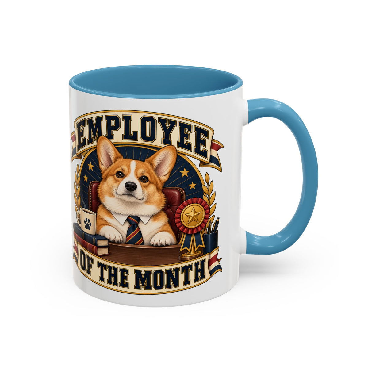 Employee of the Month — Custom Pet Portrait Accent Mug
