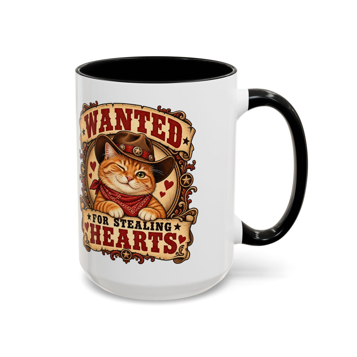 Heart Thief — Custom Pet Portrait Accent Mug