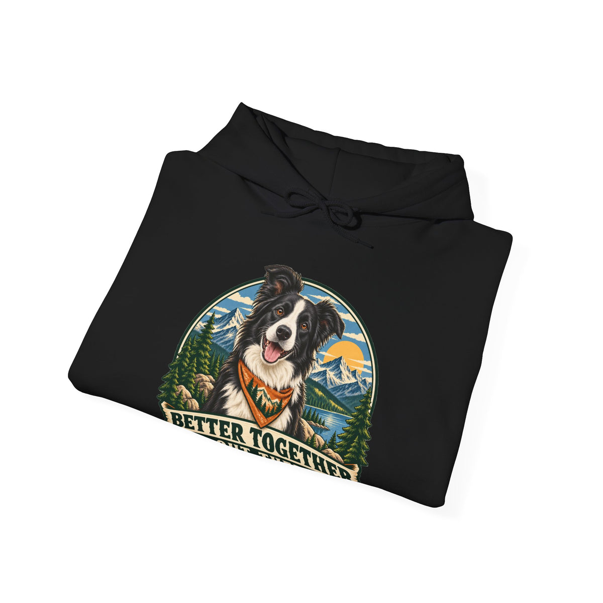 Adventure Buddy — Custom Pet Portrait Hoodie