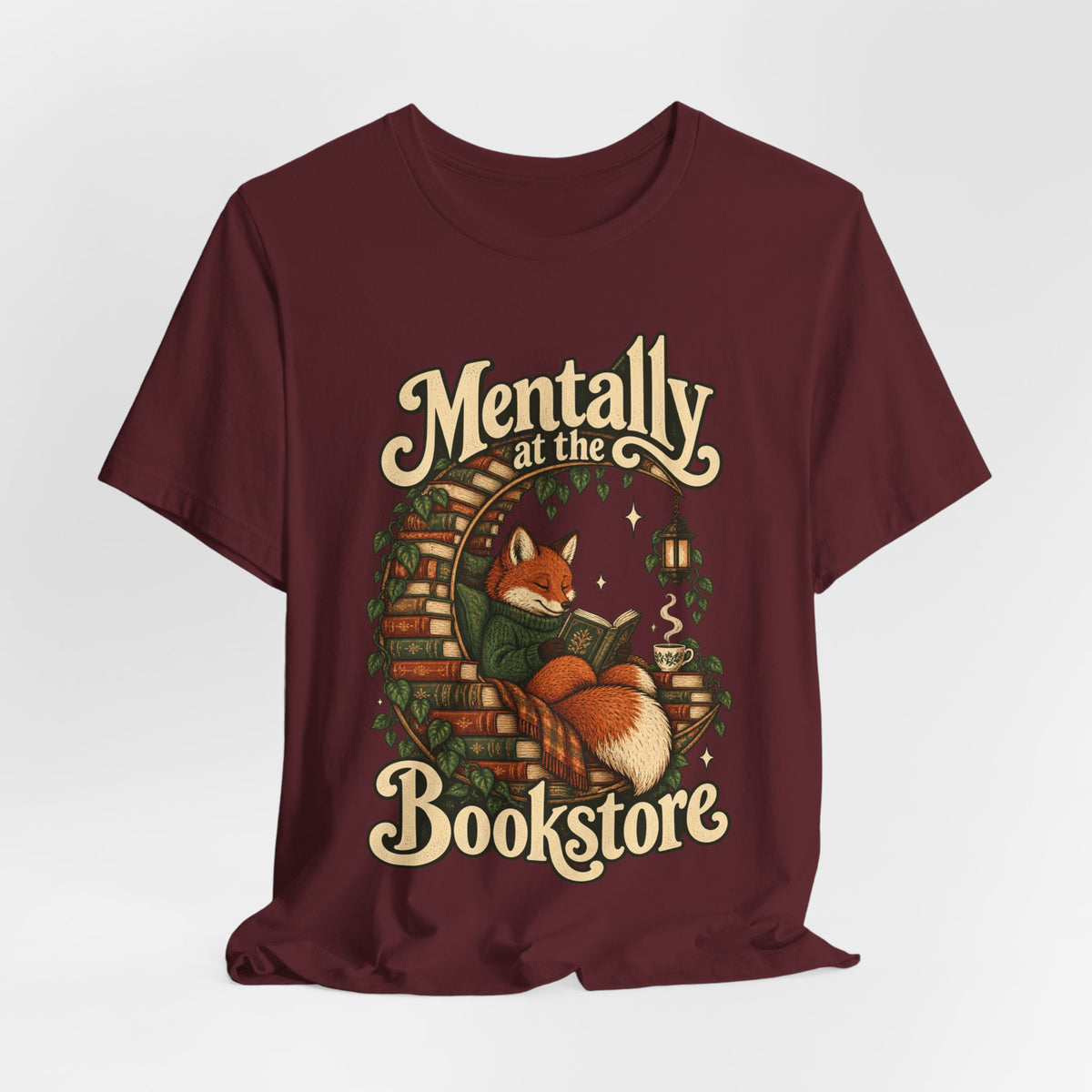 Mentally at the Bookstore — Unisex Tee