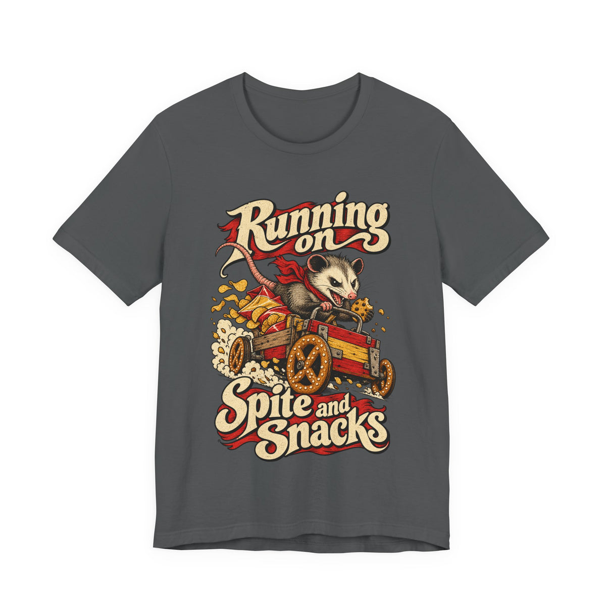 Running on Spite and Snacks — Unisex Tee