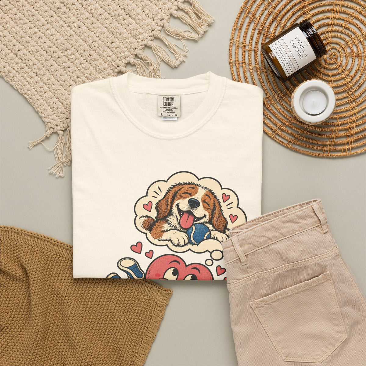 Probably Thinking About My Dog — Garment-Dyed Tee