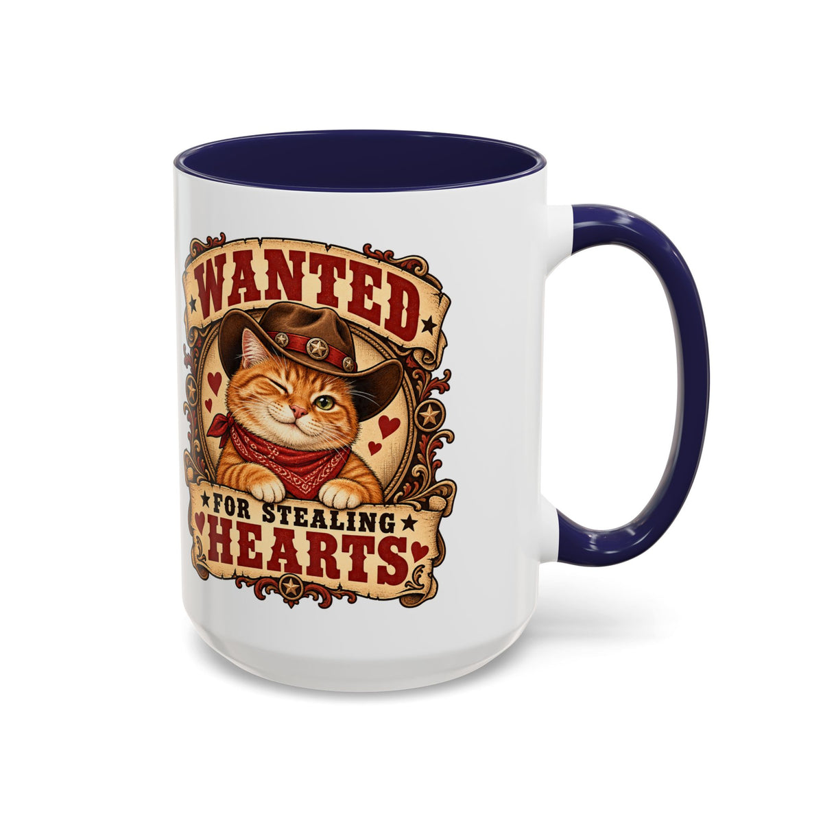 Heart Thief — Custom Pet Portrait Accent Mug