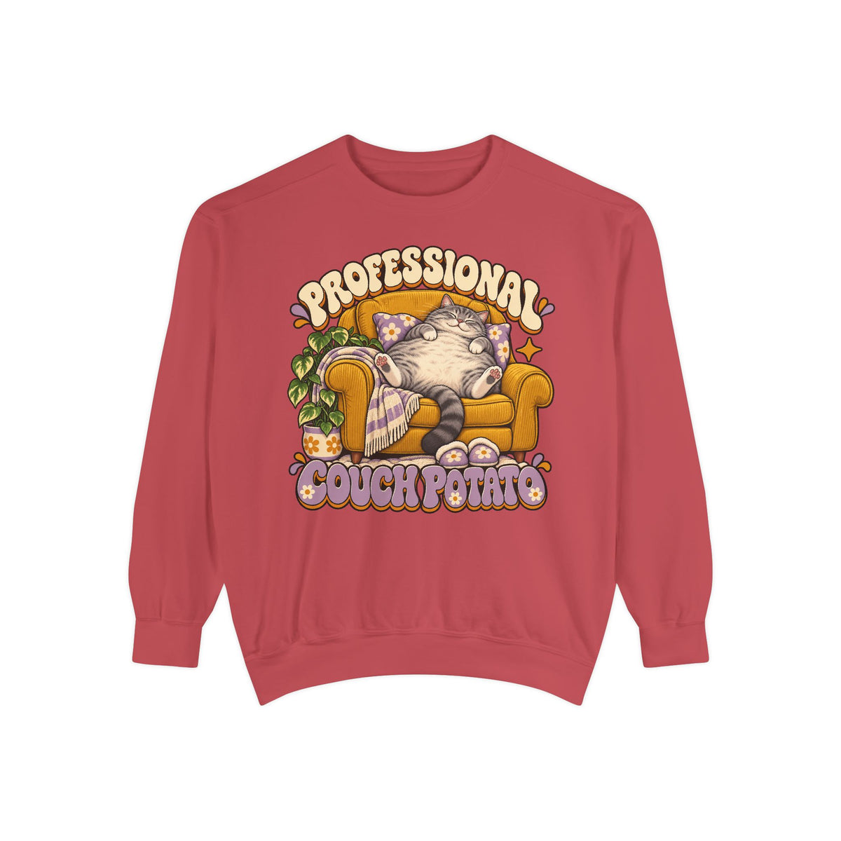 Couch Potato — Custom Pet Portrait Crewneck