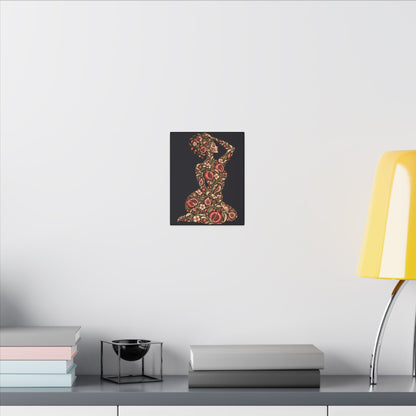 Wild Orchard Reverie — Matte Stretched Canvas